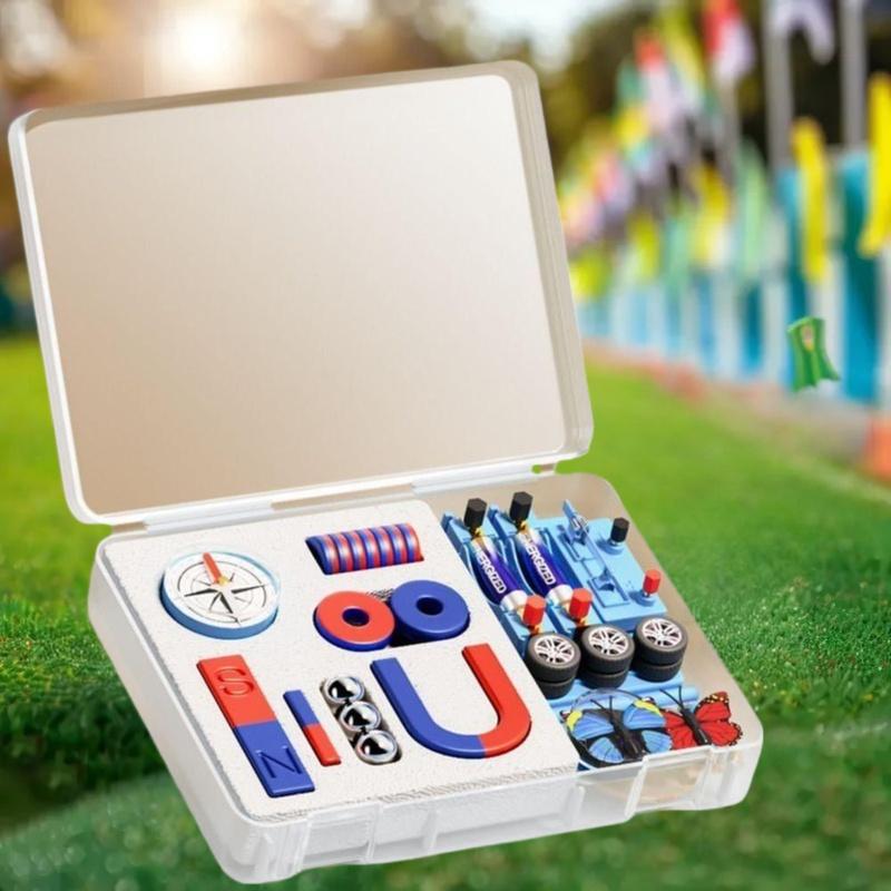 Science Project Kit - 1 Set Lern-Experimentier-Set mit Stab-, Ring-,