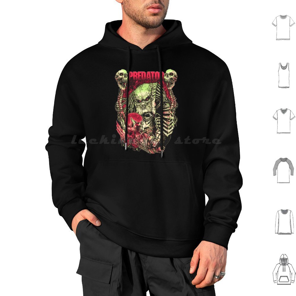 Science Hunter - Kunst Hoodie Baumwolle Langarm The Movie