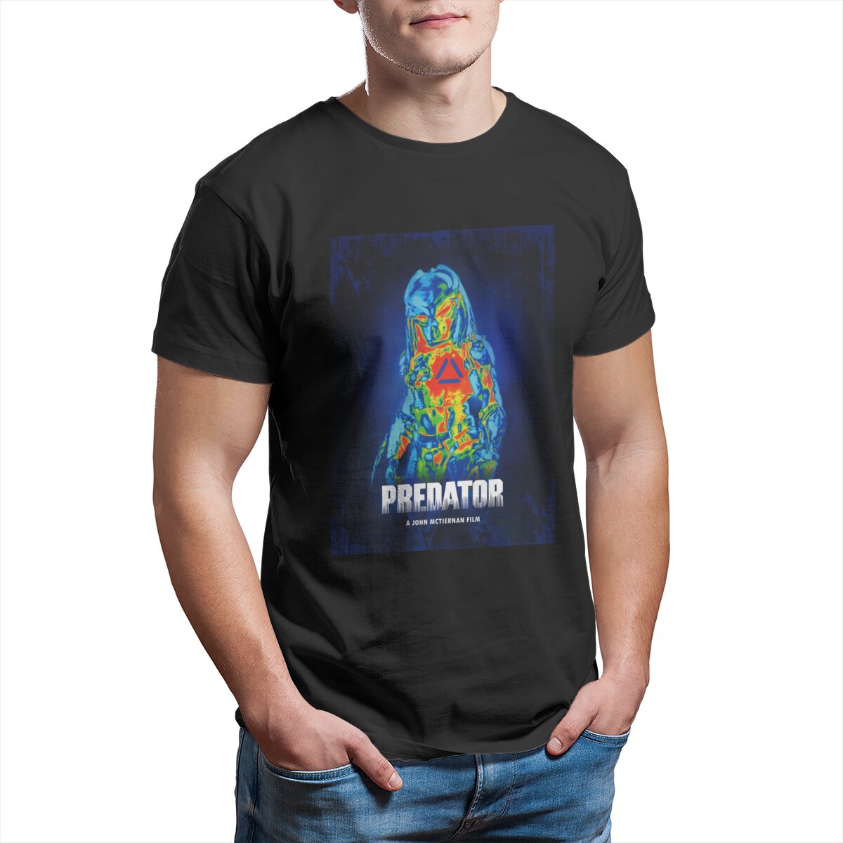 Science Hunter - Raubtier Kampf Szene Science Fiction Unisex