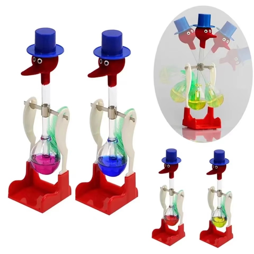 Science Bob - Neues Glücksvogel-Wassertisch-Spielzeug, wackelnder Glücksvogel-Spielzeug, lustige Ente,