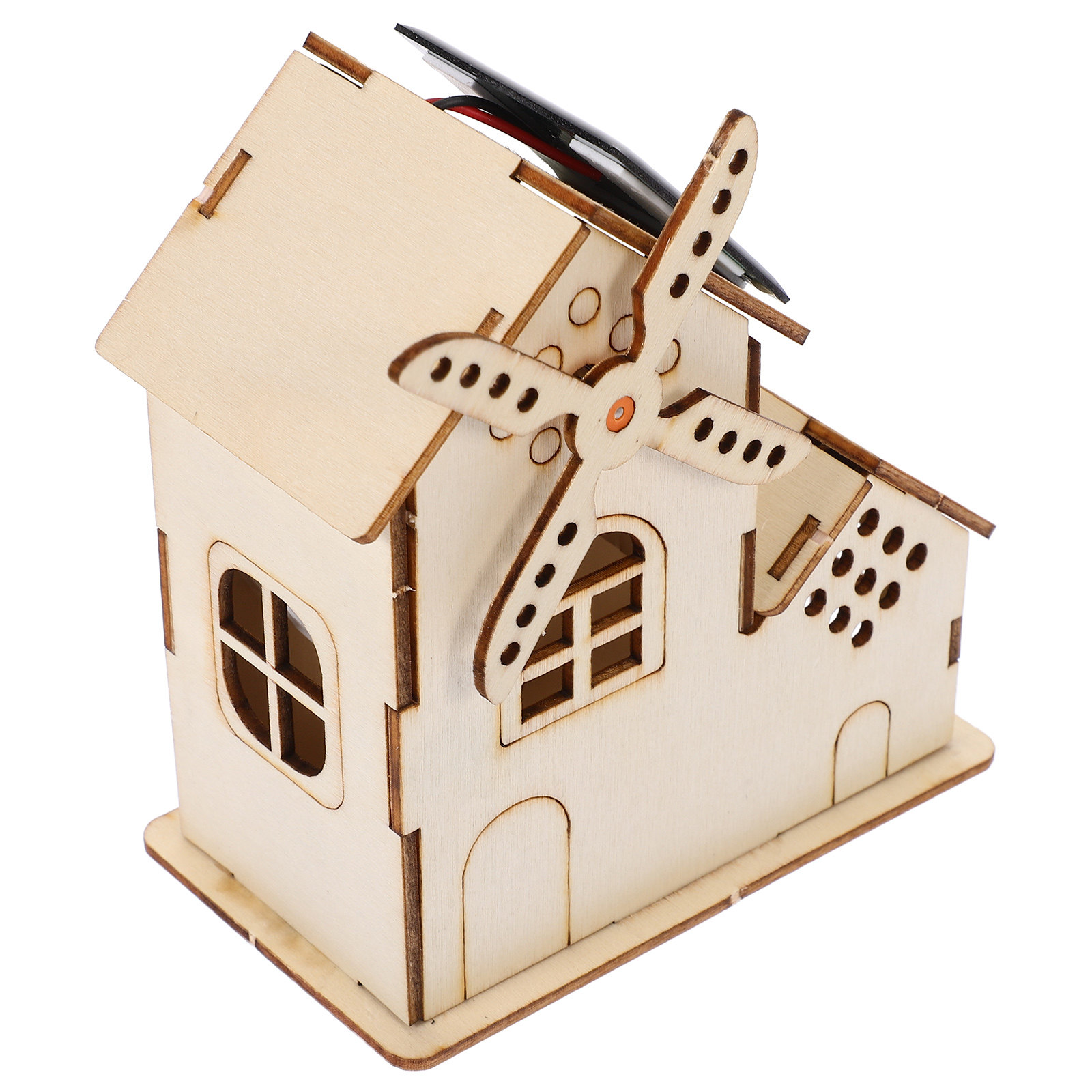 Science Project Kit - 1 Set Solar-Windmühlen-Bausatz Wissenschafts-Kit für Kinder
