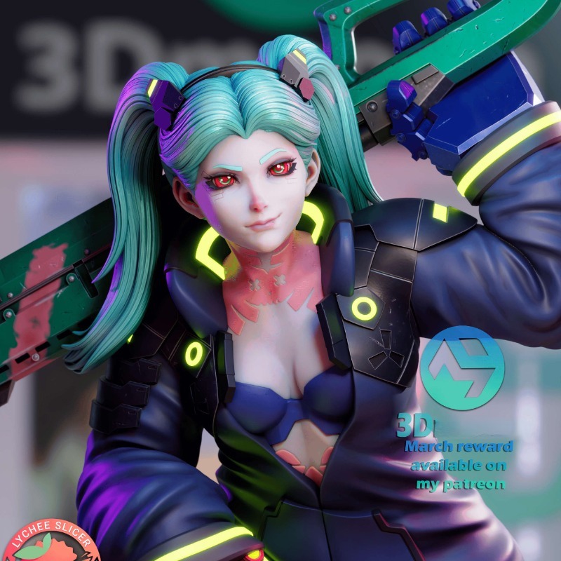 Science Hobby Kit - Cyberpunk Science Fiction weibliche Krieger Harz