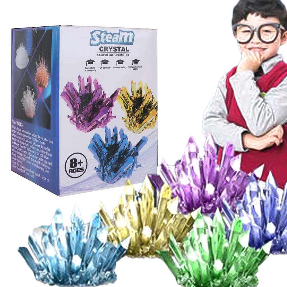 Kristallzucht-Set, Farbige Kri – Science Project Diy Bewertung und Preis