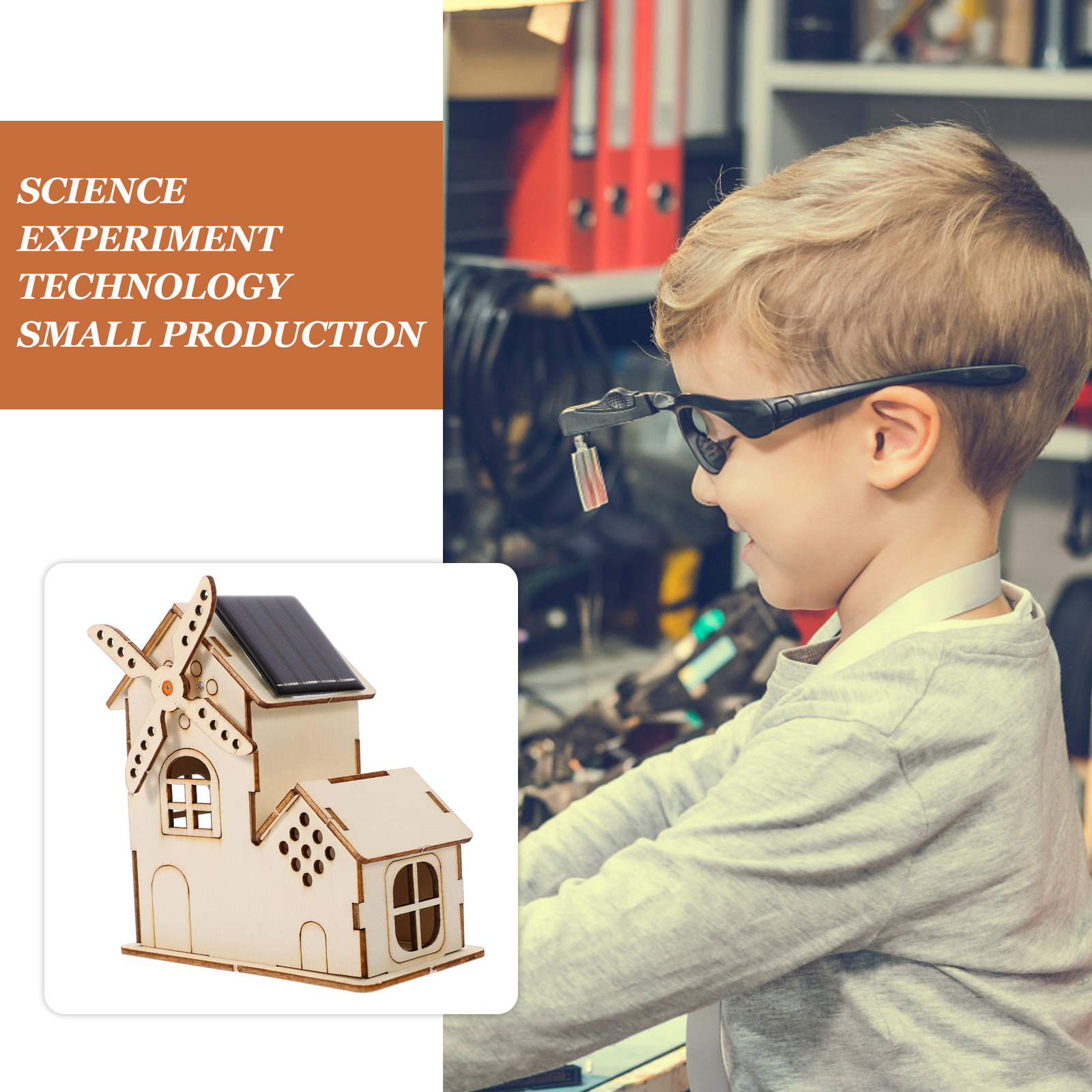 1 Set Solar-Windmühlen-Bausatz – Science Project Kit Bewertung und Preis