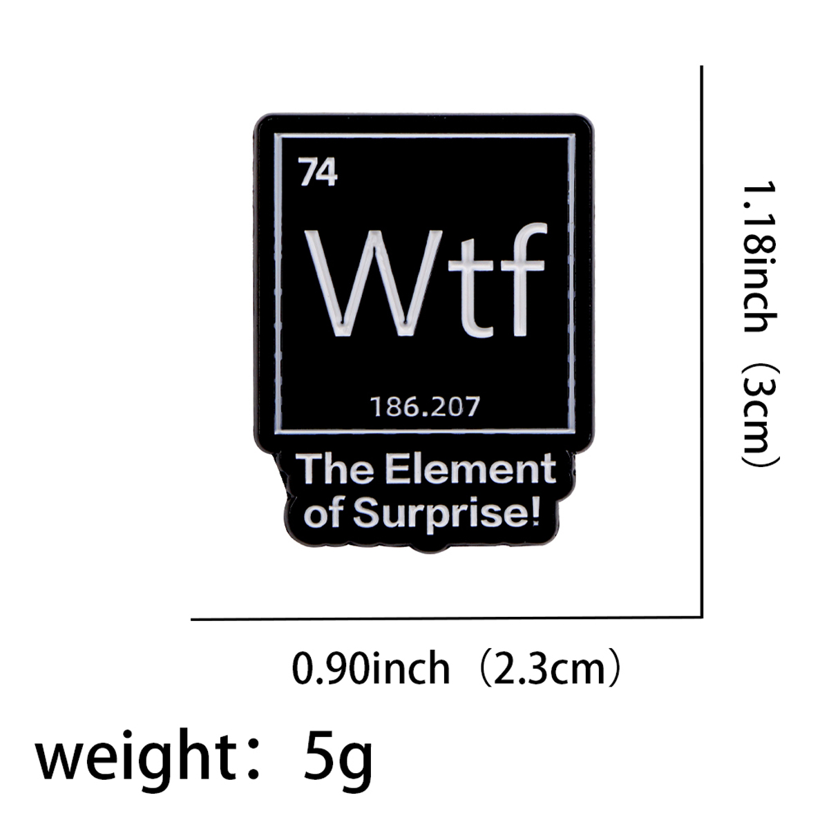 Chemisches Element 74, Emaille – Science Bob Bewertung und Preis