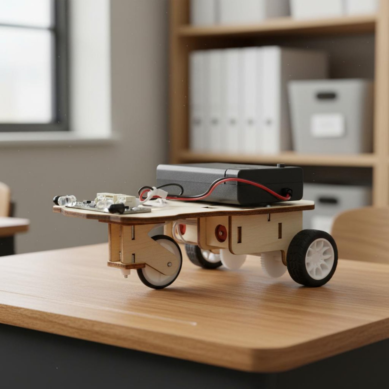 Holz-Bausatz für Intelligentes – Science Robot Bewertung und Preis